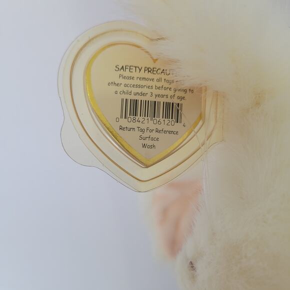 Vintage 1993 TY "The Attic Treasures Collection" Jointed Plush Long Eared Rabbit - Picture 5 of 14